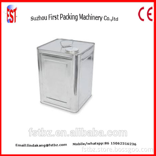 18l Square Conical Metal Tin Barrel Making Machine Manufacturer